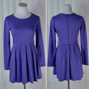 DONATED Long sleeve royal blue New Girl dress